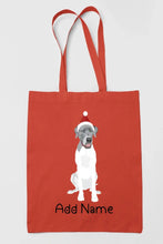 Load image into Gallery viewer, Personalized Great Dane Love Zippered Tote Bag-Accessories-Accessories, Bags, Dog Mom Gifts, Great Dane, Personalized-16