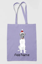 Load image into Gallery viewer, Personalized Great Dane Love Zippered Tote Bag-Accessories-Accessories, Bags, Dog Mom Gifts, Great Dane, Personalized-Zippered Tote Bag-Pastel Purple-Classic-2