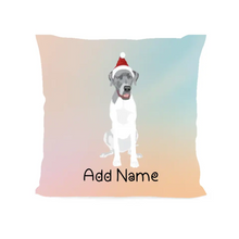 Load image into Gallery viewer, Personalized Great Dane Soft Plush Pillowcase-Home Decor-Christmas, Dog Dad Gifts, Dog Mom Gifts, Great Dane, Home Decor, Personalized, Pillows-Soft Plush Pillowcase-As Selected-12&quot;x12&quot;-2