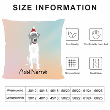 Load image into Gallery viewer, Personalized Great Dane Soft Plush Pillowcase-Home Decor-Christmas, Dog Dad Gifts, Dog Mom Gifts, Great Dane, Home Decor, Personalized, Pillows-4