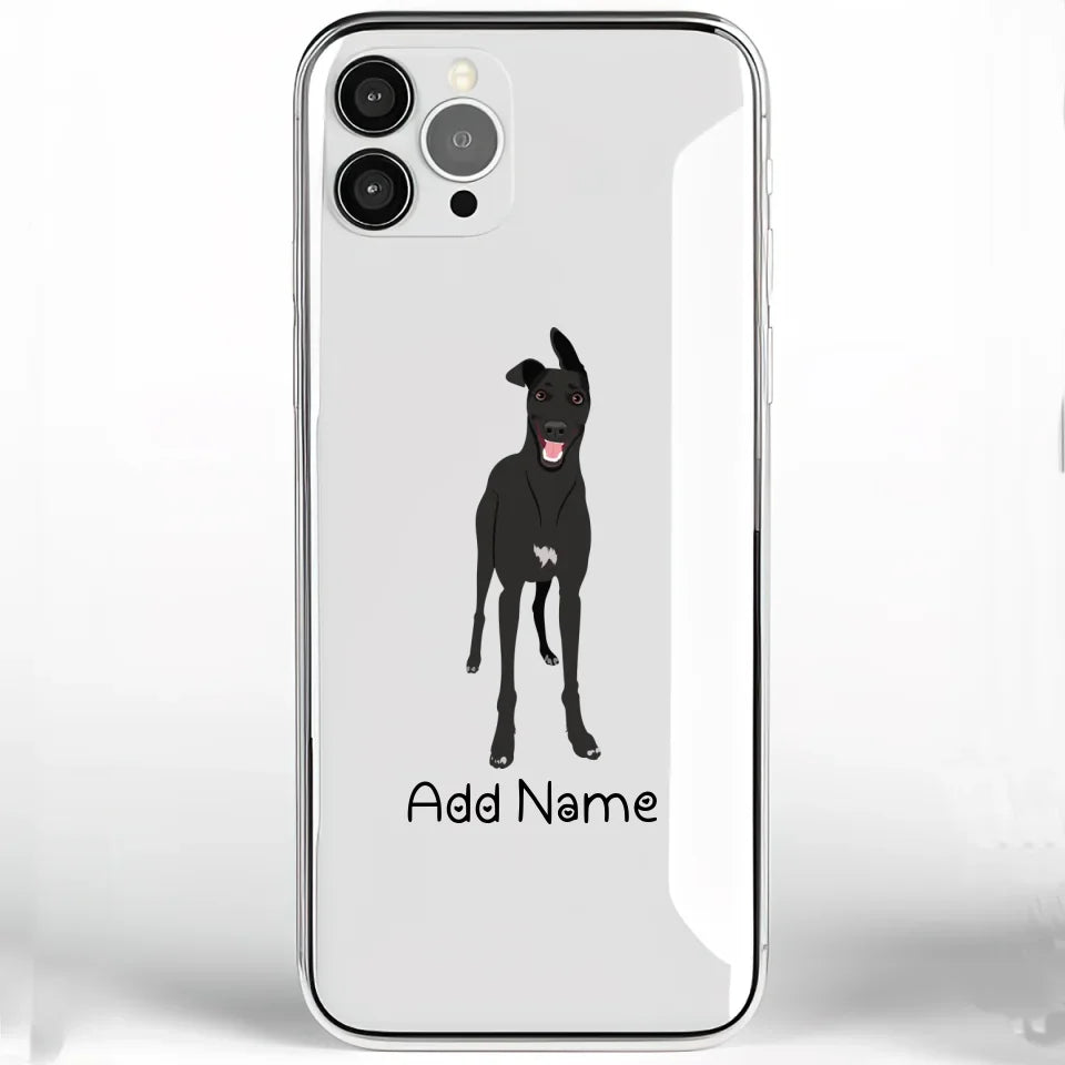 Personalized Great Dane Soft Shell Phone Cover-Cell Phone Accessories-Accessories, Dog Mom Gifts, Great Dane, Personalized, Phone Case-Phone Cover-Transparent TPU-One Size-2