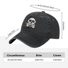 Load image into Gallery viewer, Personalized Great Pyrenees Baseball Cap - Romeo Great Pyrenees Design - Match Your Dog's Coat Color-Hats &amp; Caps-Accessories,Baseball Caps,Dog Mom Gifts-7