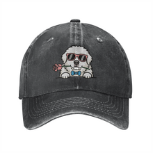 Load image into Gallery viewer, Personalized Great Pyrenees Baseball Cap - Romeo Great Pyrenees Design - Match Your Dog's Coat Color-Hats &amp; Caps-Accessories,Baseball Caps,Dog Mom Gifts-3