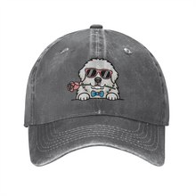 Load image into Gallery viewer, Personalized Great Pyrenees Baseball Cap - Romeo Great Pyrenees Design - Match Your Dog's Coat Color-Hats &amp; Caps-Accessories,Baseball Caps,Dog Mom Gifts-2