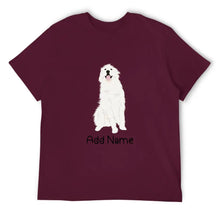 Load image into Gallery viewer, Personalized Great Pyrenees Dad Cotton T Shirt-Apparel-Apparel, Dog Dad Gifts, Great Pyrenees, Personalized, Shirt, T Shirt-Men&#39;s Cotton T Shirt-Maroon-Medium-15