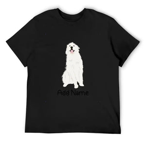 Personalized Great Pyrenees Dad Cotton T Shirt-Apparel-Apparel, Dog Dad Gifts, Great Pyrenees, Personalized, Shirt, T Shirt-Men's Cotton T Shirt-Black-Medium-9