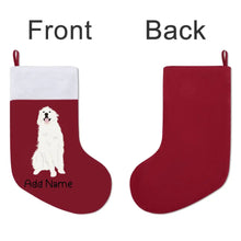 Load image into Gallery viewer, Personalized Great Pyrenees Large Christmas Stocking-Christmas Ornament-Christmas, Great Pyrenees, Home Decor, Personalized-Large Christmas Stocking-Christmas Red-One Size-3