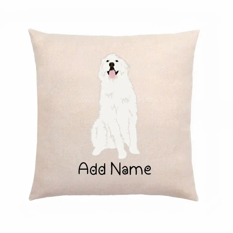 Personalized Great Pyrenees Linen Pillowcase-Home Decor-Dog Dad Gifts, Dog Mom Gifts, Great Pyrenees, Home Decor, Personalized, Pillows-Linen Pillow Case-Cotton-Linen-12