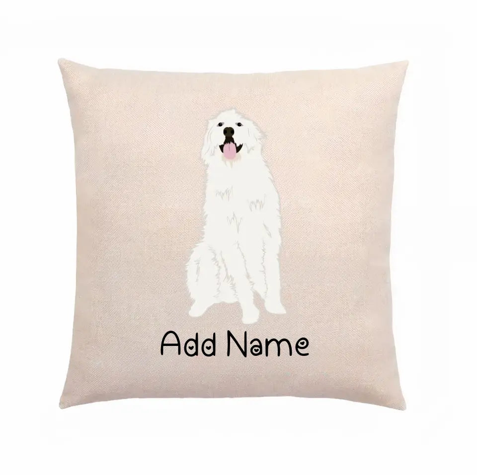 Personalized Great Pyrenees Linen Pillowcase-Linen Pillow Case-Cotton-Linen-16