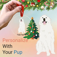 Load image into Gallery viewer, Old English Sheepdog christmas-tree-ornament-single