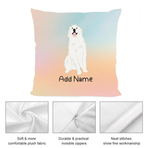 Personalized Great Pyrenees Soft Plush Pillowcase-Home Decor-Dog Dad Gifts, Dog Mom Gifts, Great Pyrenees, Home Decor, Personalized, Pillows-3