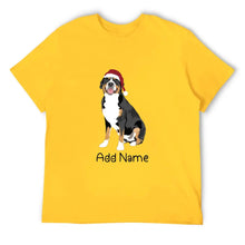 Load image into Gallery viewer, Personalized Greater Swiss Mountain Dog Dad Cotton T Shirt-Apparel-Apparel, Dog Dad Gifts, Greater Swiss Mountain Dog, Personalized, Shirt, T Shirt-Men&#39;s Cotton T Shirt-Yellow-Medium-13