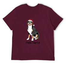 Load image into Gallery viewer, Personalized Greater Swiss Mountain Dog Dad Cotton T Shirt-Apparel-Apparel, Dog Dad Gifts, Greater Swiss Mountain Dog, Personalized, Shirt, T Shirt-Men&#39;s Cotton T Shirt-Maroon-Medium-15