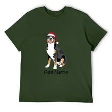 Load image into Gallery viewer, Personalized Greater Swiss Mountain Dog Dad Cotton T Shirt-Apparel-Apparel, Dog Dad Gifts, Greater Swiss Mountain Dog, Personalized, Shirt, T Shirt-Men&#39;s Cotton T Shirt-Army Green-Medium-17