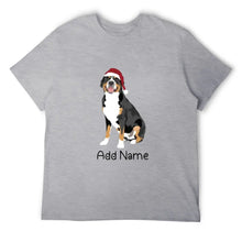 Load image into Gallery viewer, Personalized Greater Swiss Mountain Dog Dad Cotton T Shirt-Apparel-Apparel, Dog Dad Gifts, Greater Swiss Mountain Dog, Personalized, Shirt, T Shirt-Men&#39;s Cotton T Shirt-Gray-Medium-19