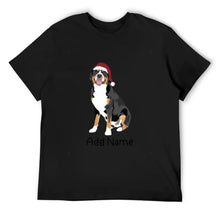 Load image into Gallery viewer, Personalized Greater Swiss Mountain Dog Dad Cotton T Shirt-Apparel-Apparel, Dog Dad Gifts, Greater Swiss Mountain Dog, Personalized, Shirt, T Shirt-Men&#39;s Cotton T Shirt-Black-Medium-9