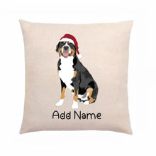 Load image into Gallery viewer, Personalized Greater Swiss Mountain Dog Linen Pillowcase-Home Decor-Dog Dad Gifts, Dog Mom Gifts, Greater Swiss Mountain Dog, Home Decor, Personalized, Pillows-2