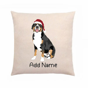 Personalized Greater Swiss Mountain Dog Linen Pillowcase-Home Decor-Dog Dad Gifts, Dog Mom Gifts, Greater Swiss Mountain Dog, Home Decor, Personalized, Pillows-2