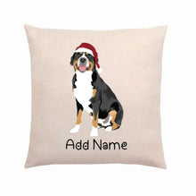 Load image into Gallery viewer, Personalized Greater Swiss Mountain Dog Linen Pillowcase-Linen Pillow Case-Cotton-Linen-16"x16"