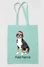 Load image into Gallery viewer, Personalized Greater Swiss Mountain Dog Love Zippered Tote Bag-Accessories-Accessories, Bags, Dog Mom Gifts, Greater Swiss Mountain Dog, Personalized-Zippered Tote Bag-Lime Green-Classic-12