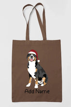 Load image into Gallery viewer, Personalized Greater Swiss Mountain Dog Love Zippered Tote Bag-Accessories-Accessories, Bags, Dog Mom Gifts, Greater Swiss Mountain Dog, Personalized-Zippered Tote Bag-Earthen Brown-Classic-15