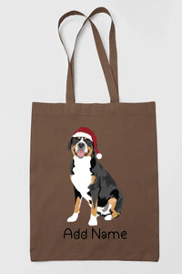 Personalized Greater Swiss Mountain Dog Love Zippered Tote Bag-Accessories-Accessories, Bags, Dog Mom Gifts, Greater Swiss Mountain Dog, Personalized-Zippered Tote Bag-Earthen Brown-Classic-15