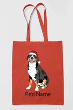 Load image into Gallery viewer, Personalized Greater Swiss Mountain Dog Love Zippered Tote Bag-Accessories-Accessories, Bags, Dog Mom Gifts, Greater Swiss Mountain Dog, Personalized-Zippered Tote Bag-Red-Classic-16