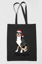 Load image into Gallery viewer, Personalized Greater Swiss Mountain Dog Love Zippered Tote Bag-Accessories-Accessories, Bags, Dog Mom Gifts, Greater Swiss Mountain Dog, Personalized-Zippered Tote Bag-Black-Classic-19