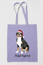 Load image into Gallery viewer, Personalized Greater Swiss Mountain Dog Love Zippered Tote Bag-Accessories-Accessories, Bags, Dog Mom Gifts, Greater Swiss Mountain Dog, Personalized-Zippered Tote Bag-Pastel Purple-Classic-2