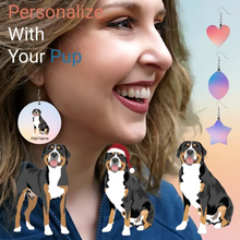 Load image into Gallery viewer, swiss-mtn-dog earrings-womens-multi