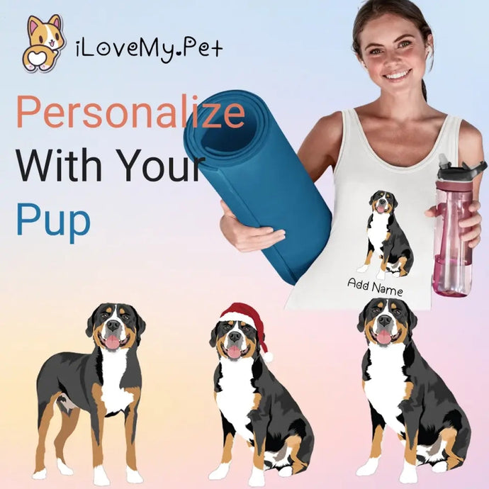 Personalized Greater Swiss Mountain Dog Mom Yoga Tank Top-Shirts & Tops-Apparel, Dog Mom Gifts, Greater Swiss Mountain Dog, Shirt, T Shirt-1