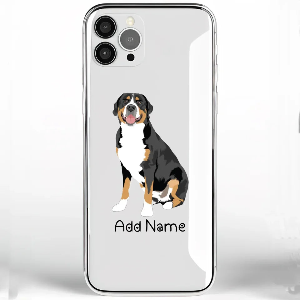 Personalized Greater Swiss Mountain Dog Phone Cover-Cell Phone Accessories-Accessories, Dog Mom Gifts, Personalized, Phone Case, Swiss Mountain Dog-Phone Cover-Transparent TPU-One Size-2