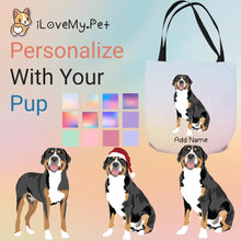 Load image into Gallery viewer, Personalized Greater Swiss Mountain Dog Small Tote Bag-Accessories-Accessories, Bags, Dog Mom Gifts, Greater Swiss Mountain Dog, Personalized-Small Tote Bag-Your Design-One Size-1