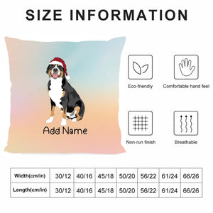 Personalized Greater Swiss Mountain Dog Soft Plush Pillowcase-Home Decor-Dog Dad Gifts, Dog Mom Gifts, Home Decor, Personalized, Pillows, Swiss Mountain Dog-4