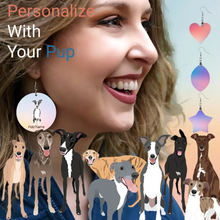 Load image into Gallery viewer, greyhound_whippets earrings-womens-multi