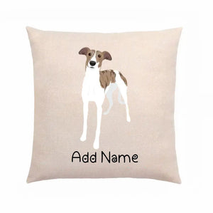 Personalized Greyhound / Whippet Linen Pillowcase-Home Decor-Dog Dad Gifts, Dog Mom Gifts, Greyhound, Home Decor, Pillows, Whippet-2