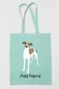 Personalized Greyhound / Whippet Love Zippered Tote Bag-Accessories-Accessories, Bags, Dog Mom Gifts, Greyhound, Personalized, Whippet-12