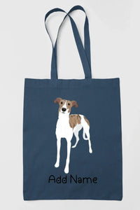Personalized Greyhound / Whippet Love Zippered Tote Bag-Accessories-Accessories, Bags, Dog Mom Gifts, Greyhound, Personalized, Whippet-14