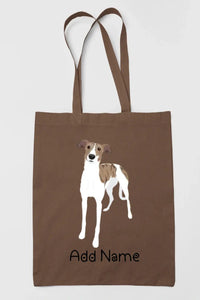 Personalized Greyhound / Whippet Love Zippered Tote Bag-Accessories-Accessories, Bags, Dog Mom Gifts, Greyhound, Personalized, Whippet-15