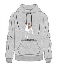 Load image into Gallery viewer, Personalized Greyhound / Whippet Men&#39;s Warm Hoodie Sweatshirt-Apparel-Apparel, Dog Dad Gifts, Greyhound, Hoodie, Personalized, Sweatshirt, Whippet-Men&#39;s Warm Hoodie Sweatshirt-Gray-S-10