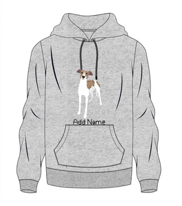 Personalized Greyhound / Whippet Men's Warm Hoodie Sweatshirt-Apparel-Apparel, Dog Dad Gifts, Greyhound, Hoodie, Personalized, Sweatshirt, Whippet-Men's Warm Hoodie Sweatshirt-Gray-S-10