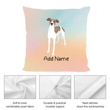 Load image into Gallery viewer, Personalized Greyhound / Whippet Soft Plush Pillowcase-Home Decor-Dog Dad Gifts, Dog Mom Gifts, Greyhound, Home Decor, Personalized, Pillows, Whippet-3