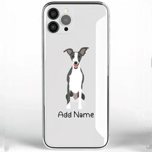 Load image into Gallery viewer, Personalized Greyhound / Whippet Soft Shell Phone Cover-Cell Phone Accessories-Accessories, Dog Mom Gifts, Greyhound, Personalized, Phone Case, Whippet-Phone Cover-Transparent TPU-One Size-2