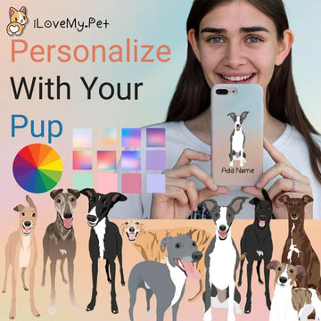 Personalized Greyhound Whippet Soft Shell Phone Cover 360x