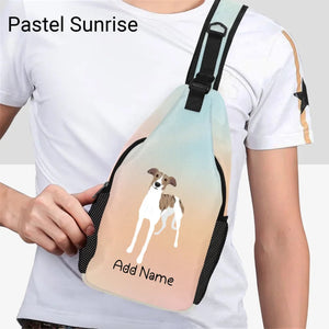 Personalized Greyhound / Whippet Unisex Sling Bag Backpack-Accessories-Greyhound, Whippet-Unisex Sling Bag Backpack-Pastel Sunrise-One Size-21