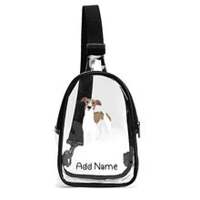 Load image into Gallery viewer, Personalized Greyhound / Whippet Unisex Transparent Sling Bag-Accessories-Greyhound, Whippet-Unisex Transparent Sling Bag-Transparent-One Size-2