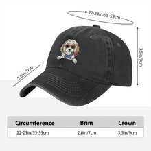 Load image into Gallery viewer, Personalized Havanese Baseball Cap - Romeo Havanese Design - Match Your Dog's Coat Color-Hats &amp; Caps-Accessories,Baseball Caps,Dog Mom Gifts-7