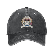 Load image into Gallery viewer, Personalized Havanese Baseball Cap - Romeo Havanese Design - Match Your Dog's Coat Color-Hats &amp; Caps-Accessories,Baseball Caps,Dog Mom Gifts-1
