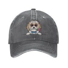 Load image into Gallery viewer, Personalized Havanese Baseball Cap - Romeo Havanese Design - Match Your Dog's Coat Color-Hats &amp; Caps-Accessories,Baseball Caps,Dog Mom Gifts-2