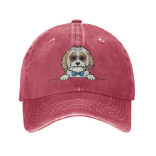 Load image into Gallery viewer, Personalized Havanese Baseball Cap - Romeo Havanese Design - Match Your Dog's Coat Color-Hats &amp; Caps-Accessories,Baseball Caps,Dog Mom Gifts-3